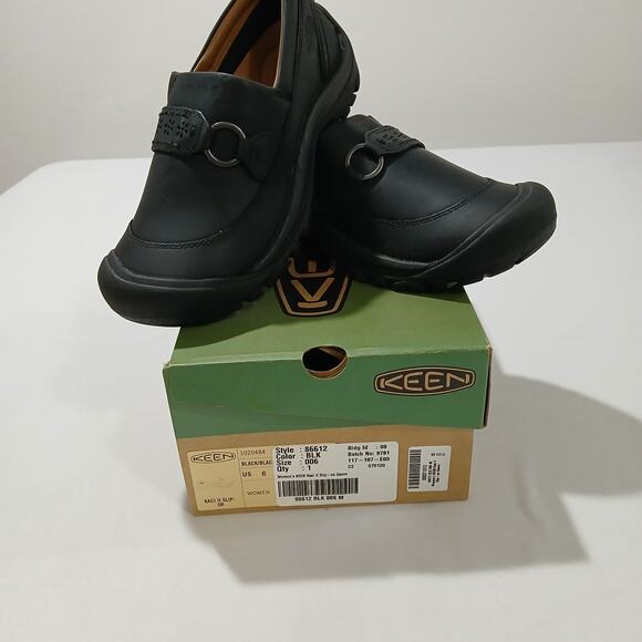 Keen Shoes Womens 6 Kaci II Slip On Clogs Black New in Box 1020484